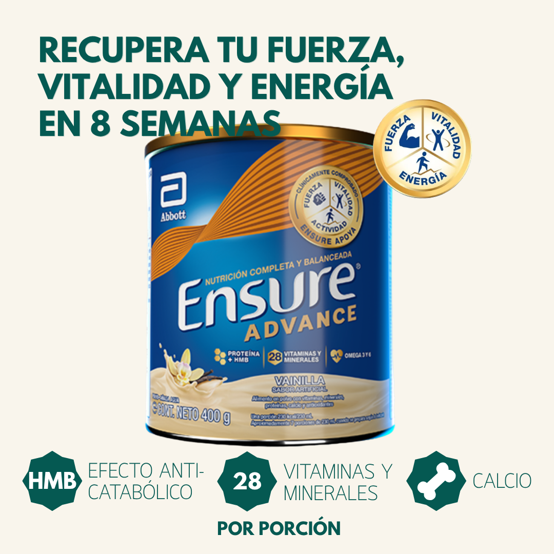 Ensure® Advance Lata En Polvo 400g