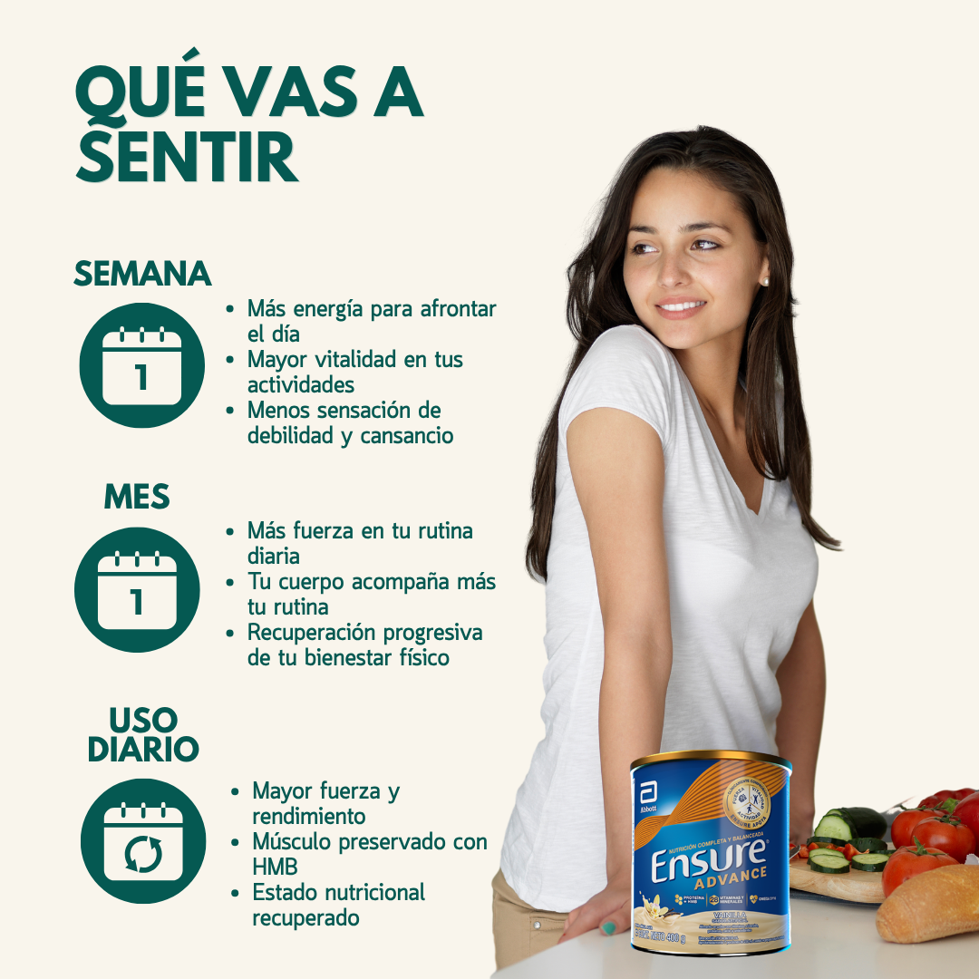 Ensure® Advance Lata En Polvo 400g