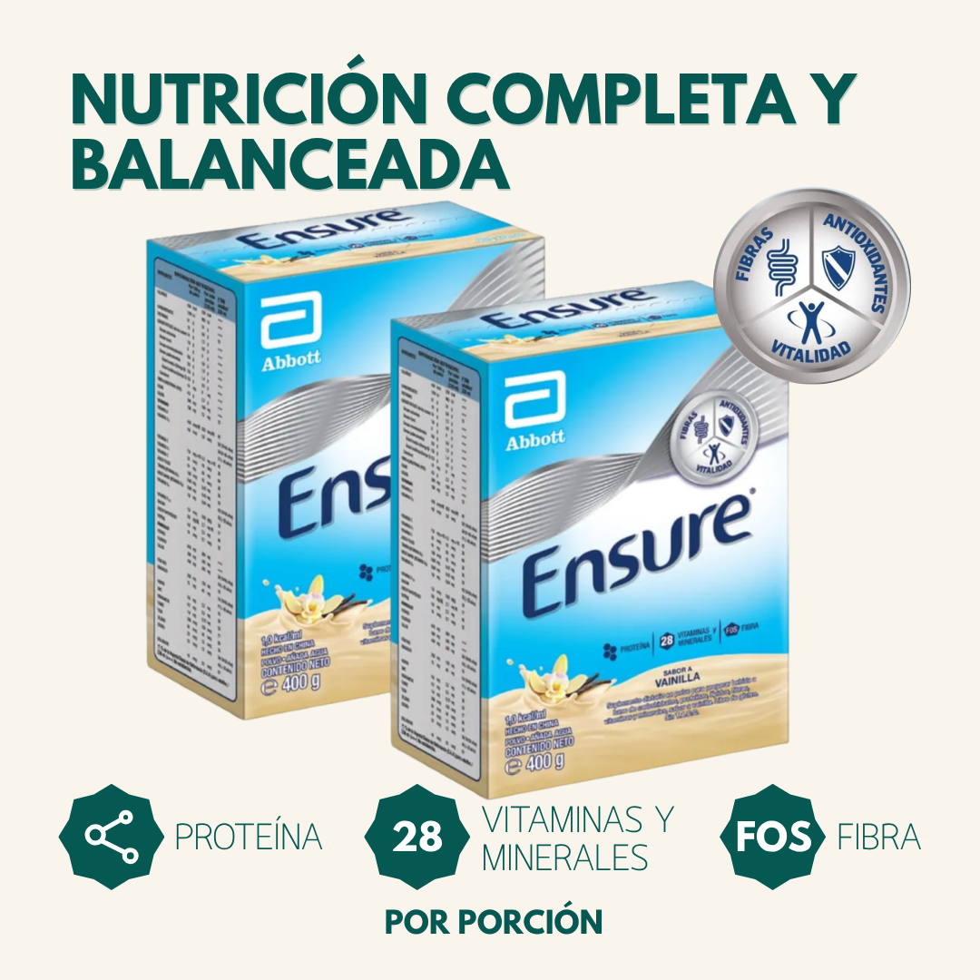 PACK X2 | Ensure Base 400gr VAINILLA