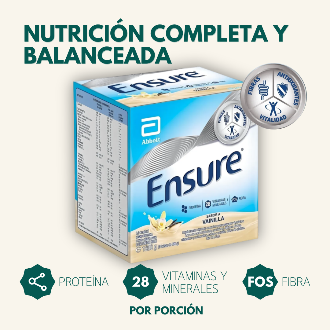 Ensure® Base Caja En Polvo Sabor Vainilla