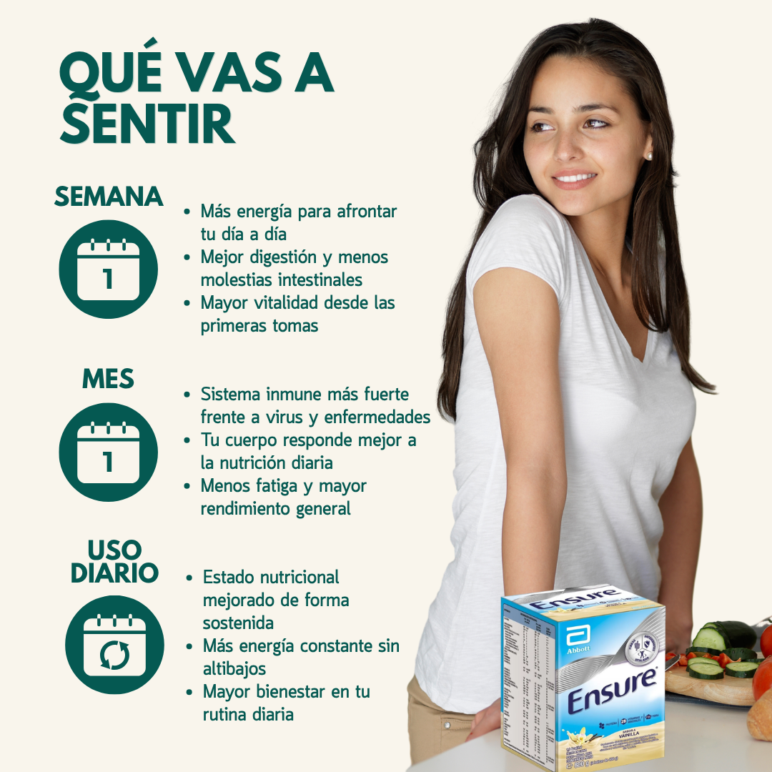Ensure® Base Caja En Polvo Sabor Vainilla