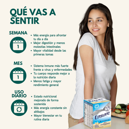 Ensure® Base Caja En Polvo Sabor Vainilla