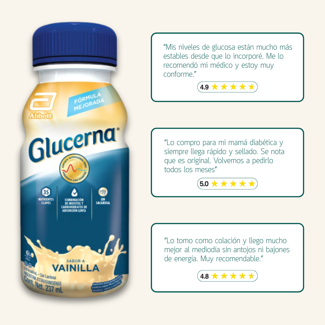 Glucerna® Shake Líquido Sabor Vainilla 237ml