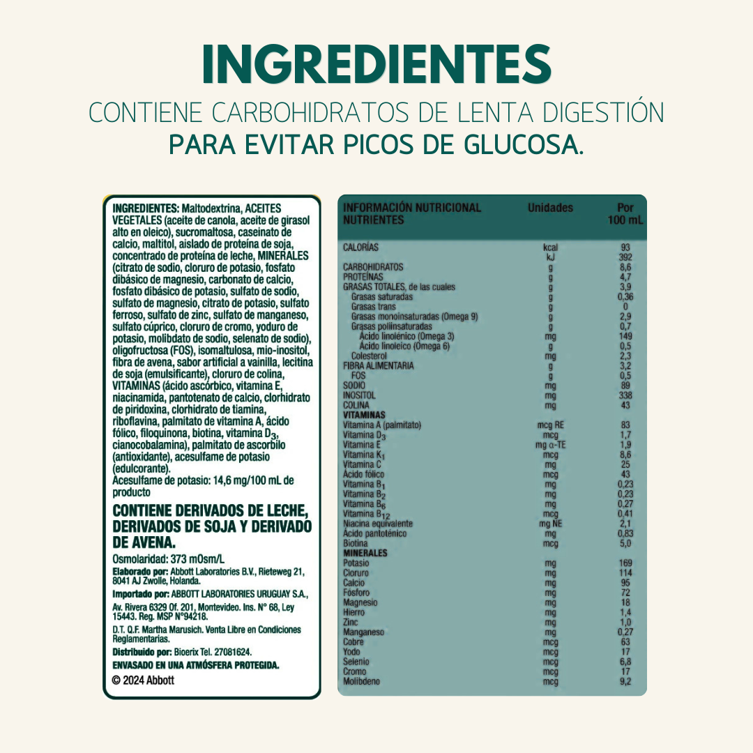 Glucerna® Lata en Polvo Vainilla