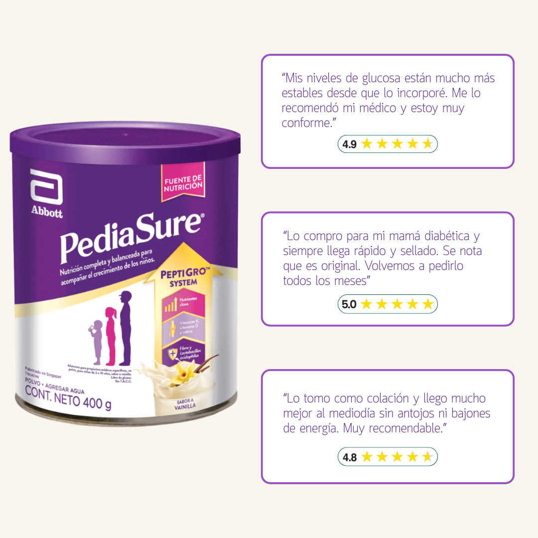 PediaSure® Lata En Polvo 400g Vainilla
